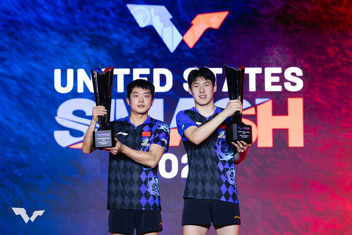 卓球 USスマッシュ2026　男子ダブルスは温瑞博／袁励岑が優勝