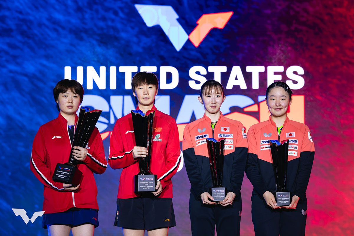 卓球 USスマッシュ2026　女子ダブルスは王曼昱／蒯曼が優勝