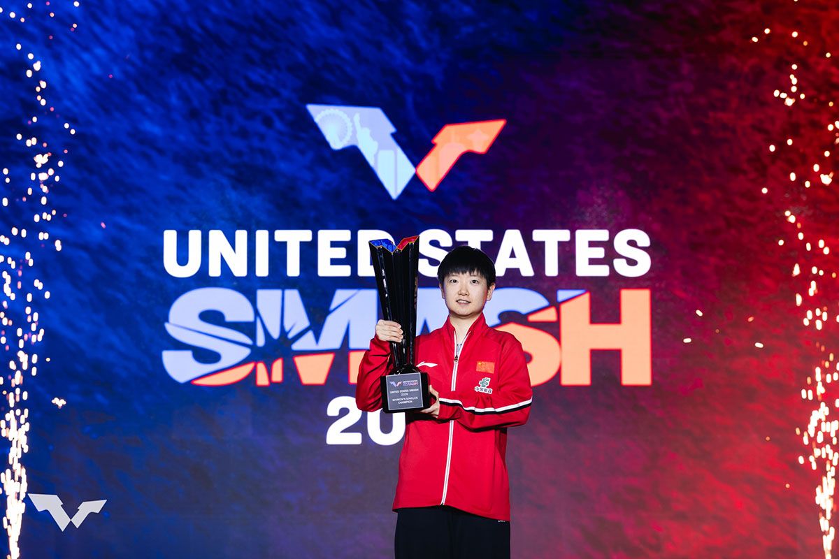 卓球 USスマッシュ2026　女子シングルスは孫穎莎が優勝