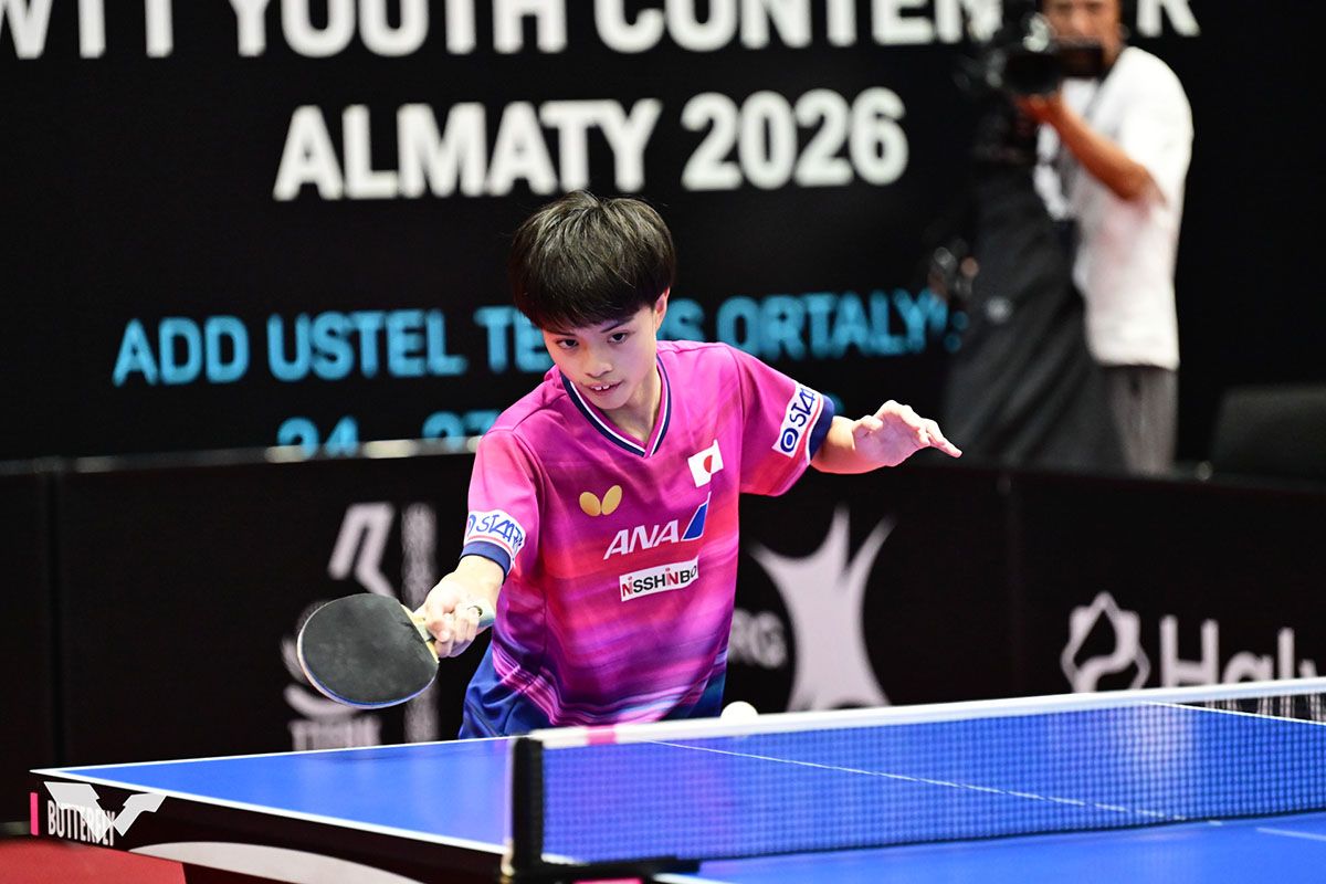 卓球 WTTユースコンテンダー アルマトイ　大野颯真がシングルス2種目で優勝