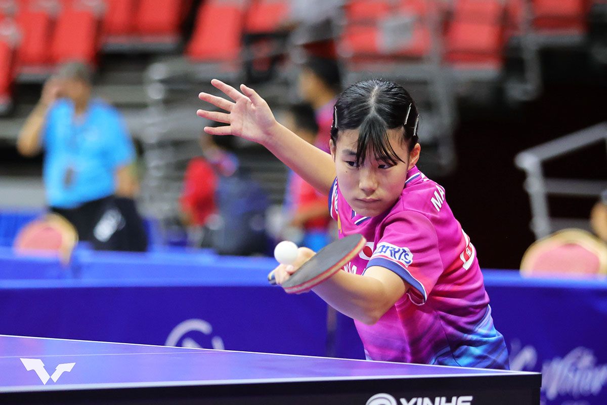 卓球 WTTユースコンテンダー ビエンチャン　松島美空が女子シングルス2種目優勝