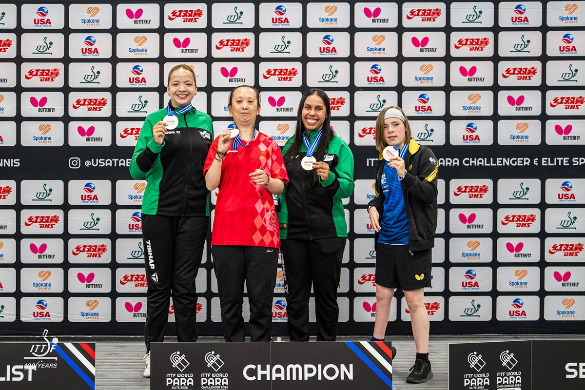 パラ卓球 ワールドパラエリート スポケーン　女子シングルスの結果