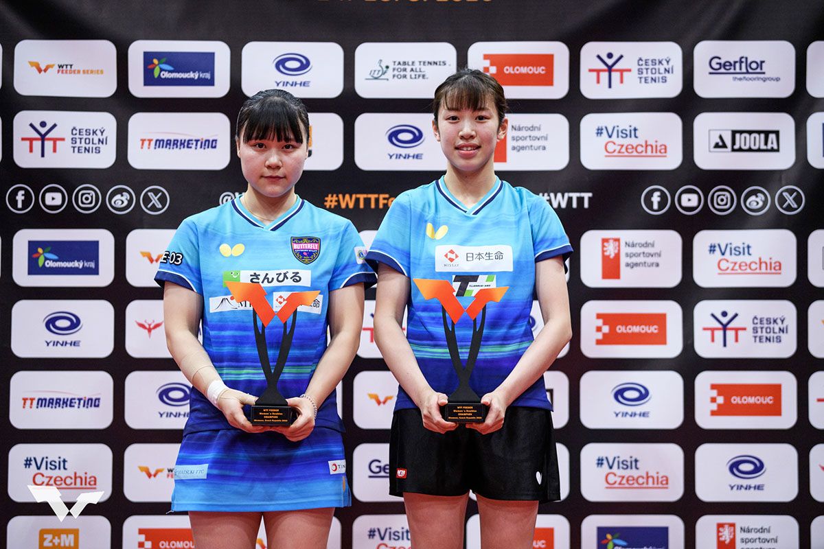 卓球 WTTフィーダー オロモウツ　バッタチャルジーと面手凛がそれぞれ単複優勝