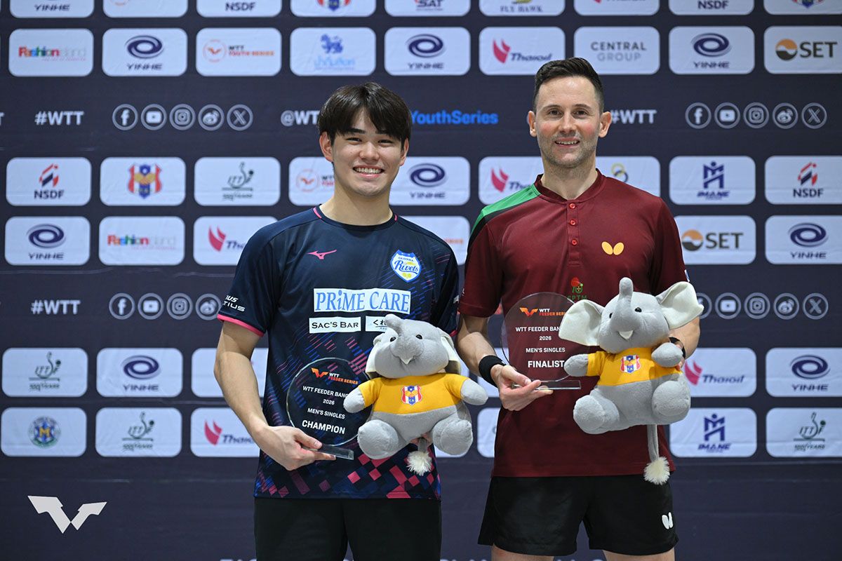卓球 WTTフィーダー バンコク　横谷晟と李益恵が優勝
