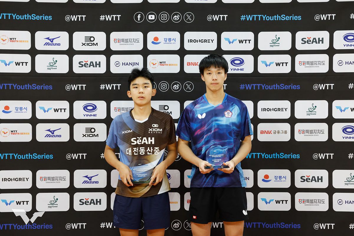 卓球 WTTユーススターコンテンダー 江陵　男子の結果
