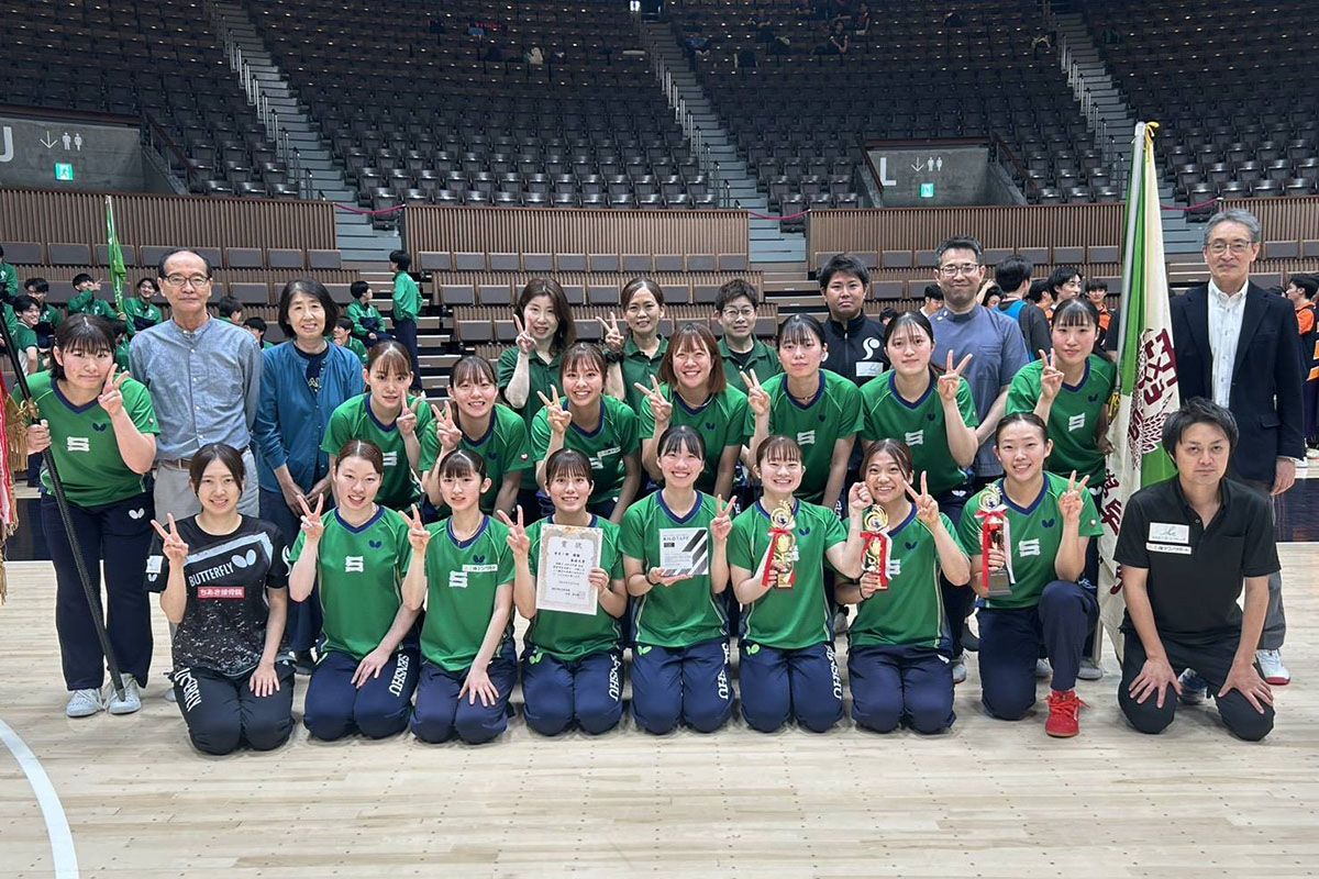 2026年秋季関東学生卓球リーグ戦　女子1部は専修大が2季連続優勝