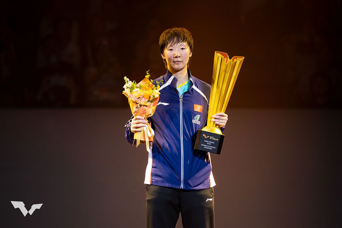 卓球 中国スマッシュ2026　女子シングルスは王曼昱が優勝