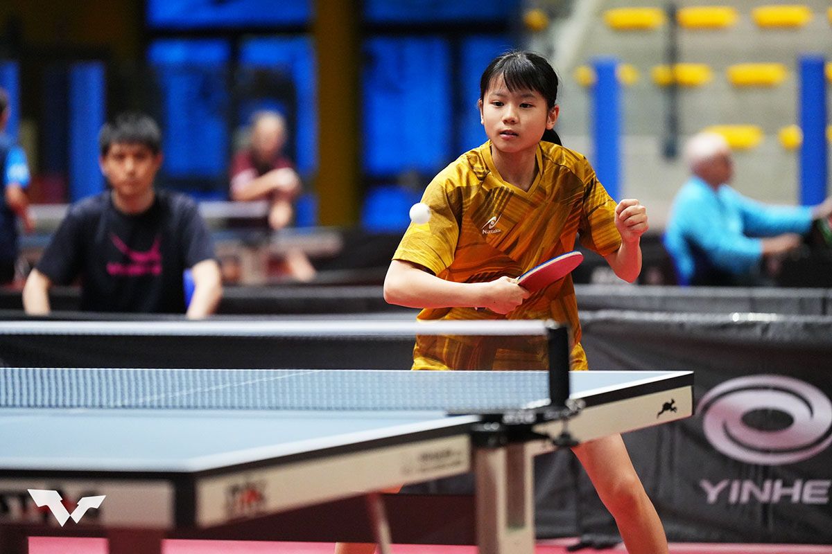 卓球 WTTユースコンテンダー リニャーノ　祢屋楓がU13女子シングルス優勝