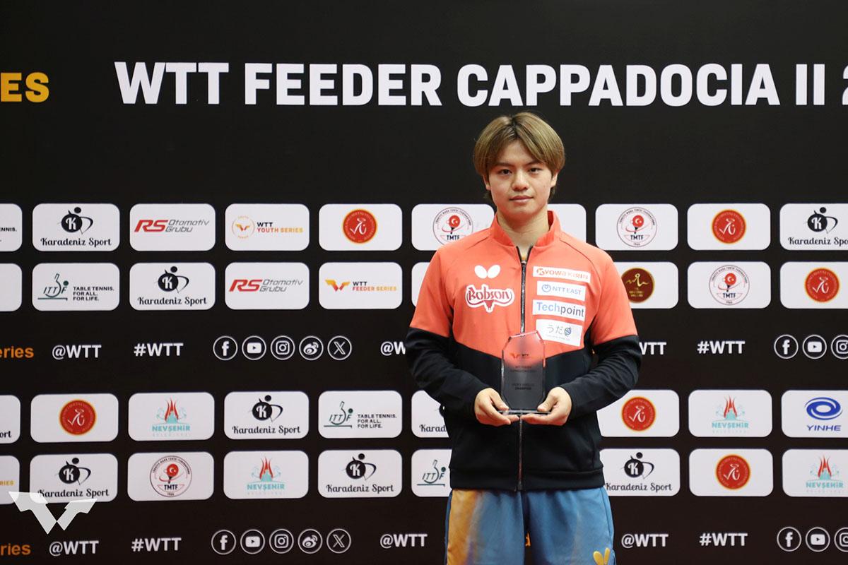 卓球 WTTフィーダー カッパドキア2　日本が全5種目を制覇