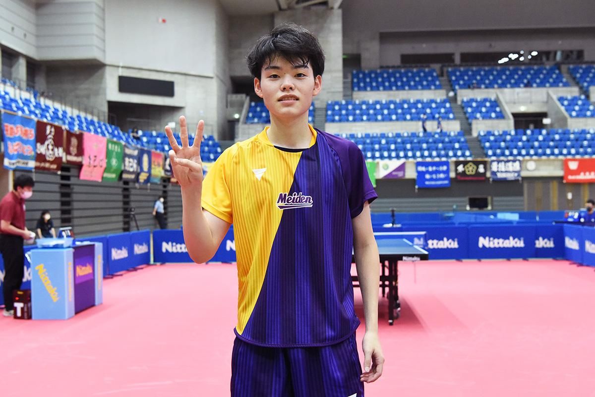 富山インターハイ 「先生を超えてやる」谷垣佑真 ～男子シングルスの選手・監督コメント～