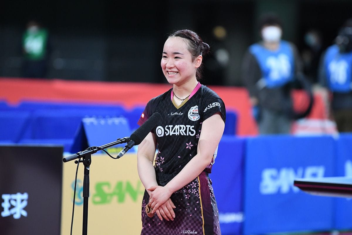2022年全日本卓球　女子シングルス優勝　伊藤美誠「1ゲーム目から突っ走ることができた」
