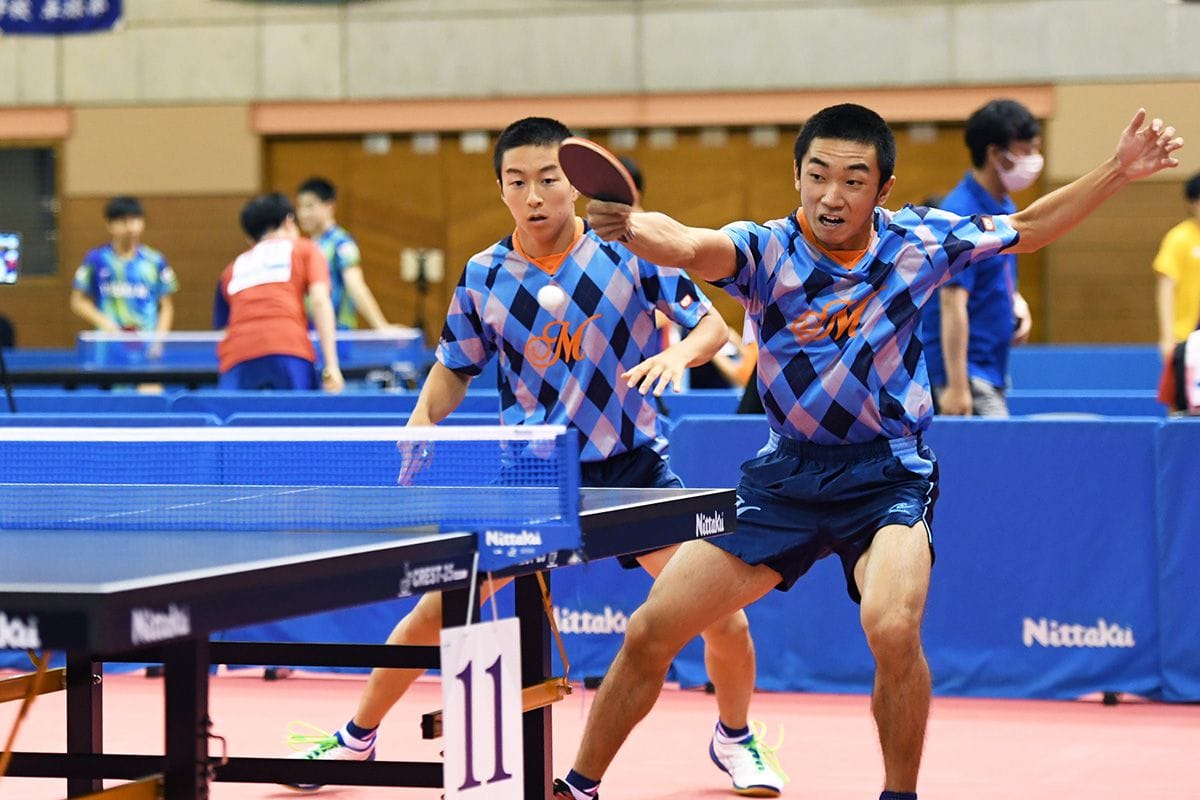 宇和島インターハイ　男子ダブルスはベスト16が決定