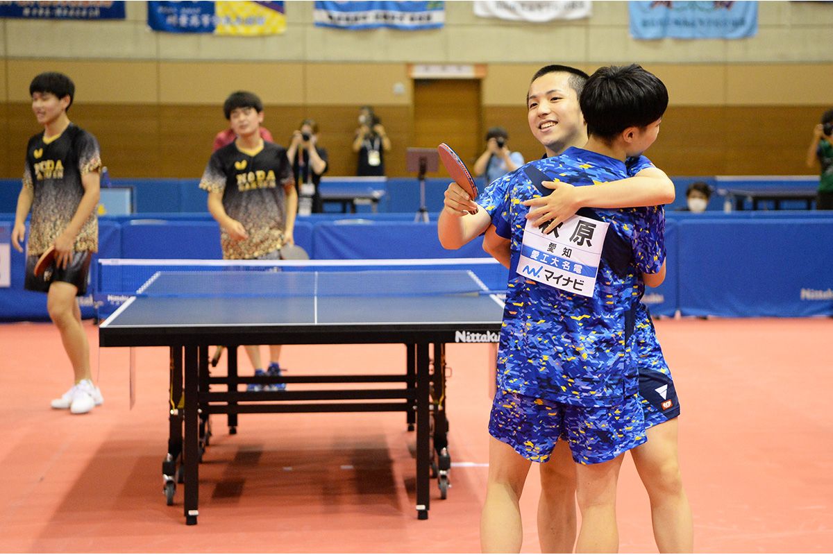 宇和島インターハイ　男子ダブルスは鈴木／萩原（愛工大名電）が逆転優勝！ 