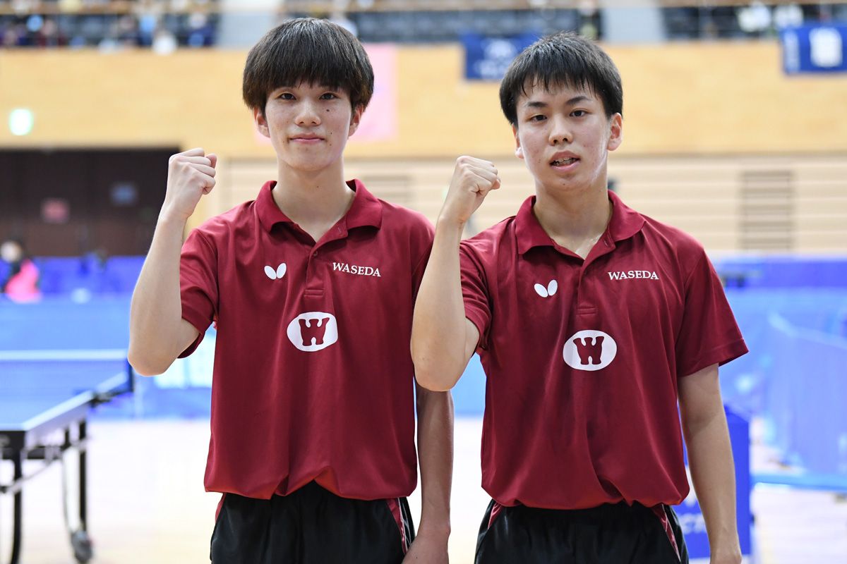 全日学 男子ダブルスは岩永／濱田（早稲田大）が優勝