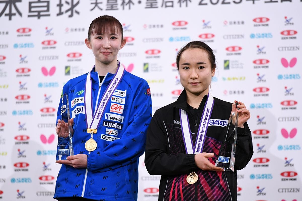 2023年全日本卓球　女子ダブルスは伊藤／早田が史上初の5連覇達成