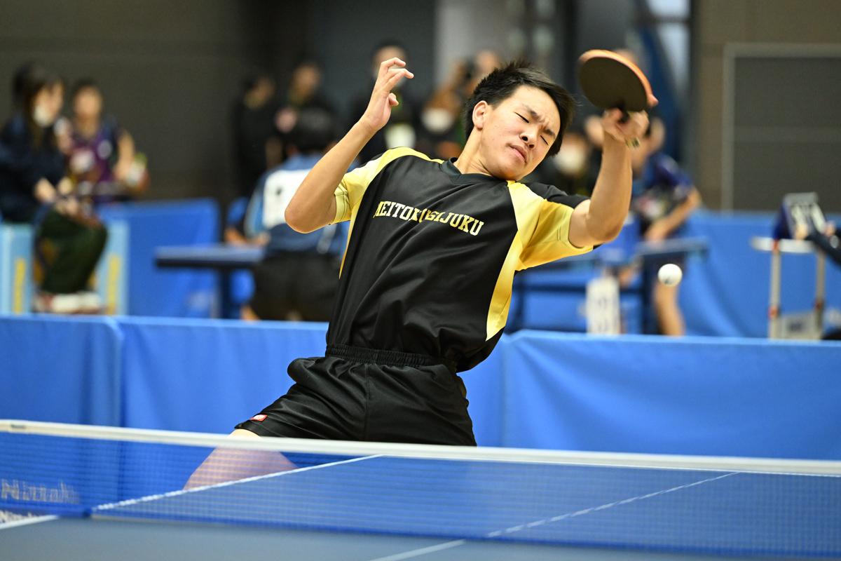 2023年全日本卓球選手権大会（カデットの部） 13歳以下男子シングルス4回戦結果