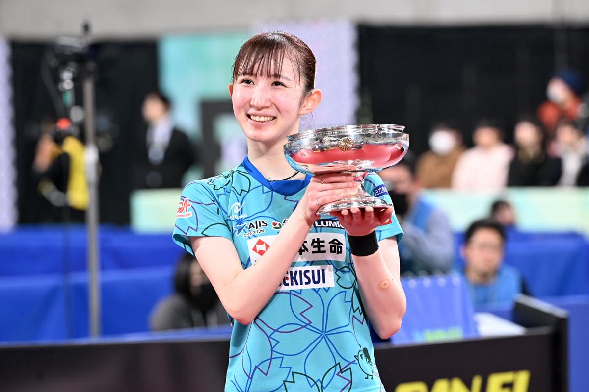 2024年全日本卓球　女子シングルスは早田が優勝し、連覇達成