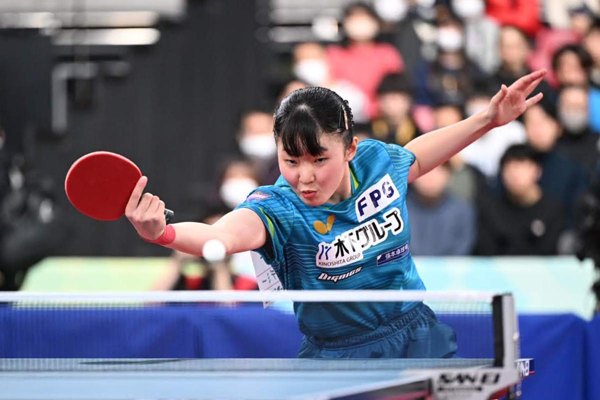 2024年全日本卓球　女子シングルス決勝は、早田対張本のカードに