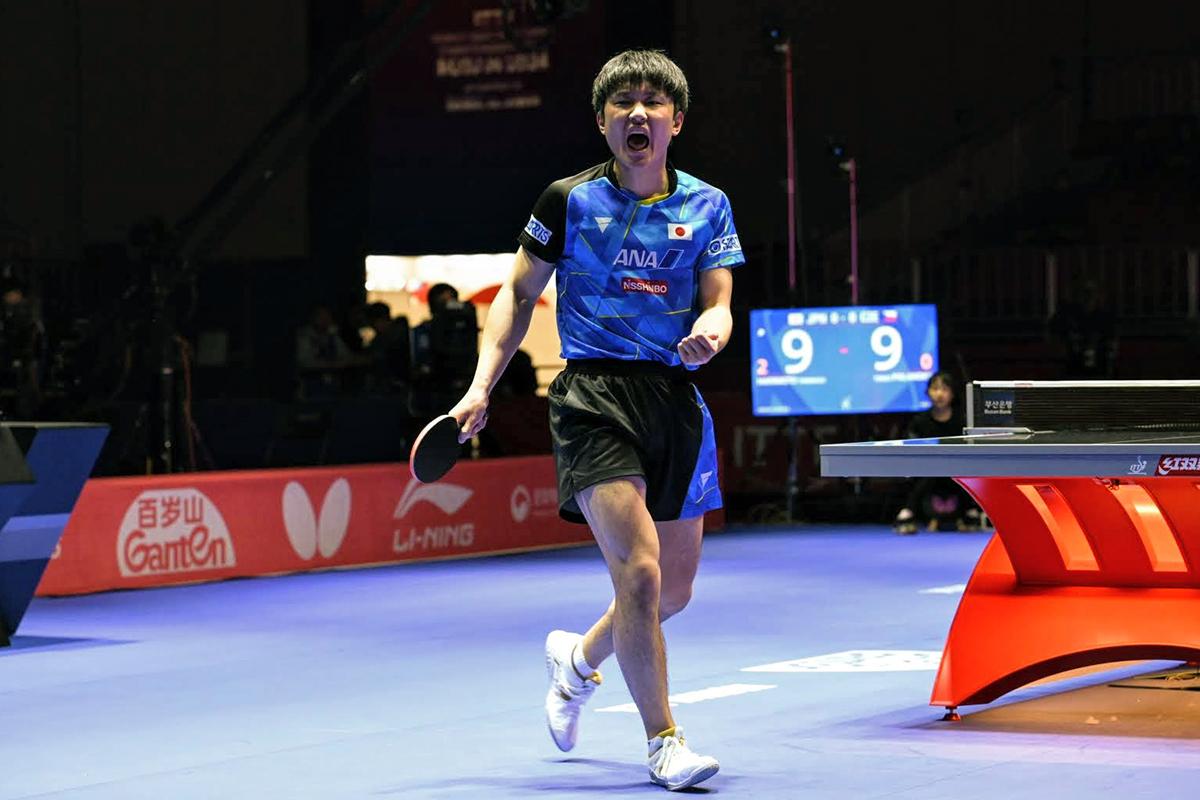 世界卓球2024釜山　大会2日目（2月17日）の男子団体日本がチェコに完勝で好スタート