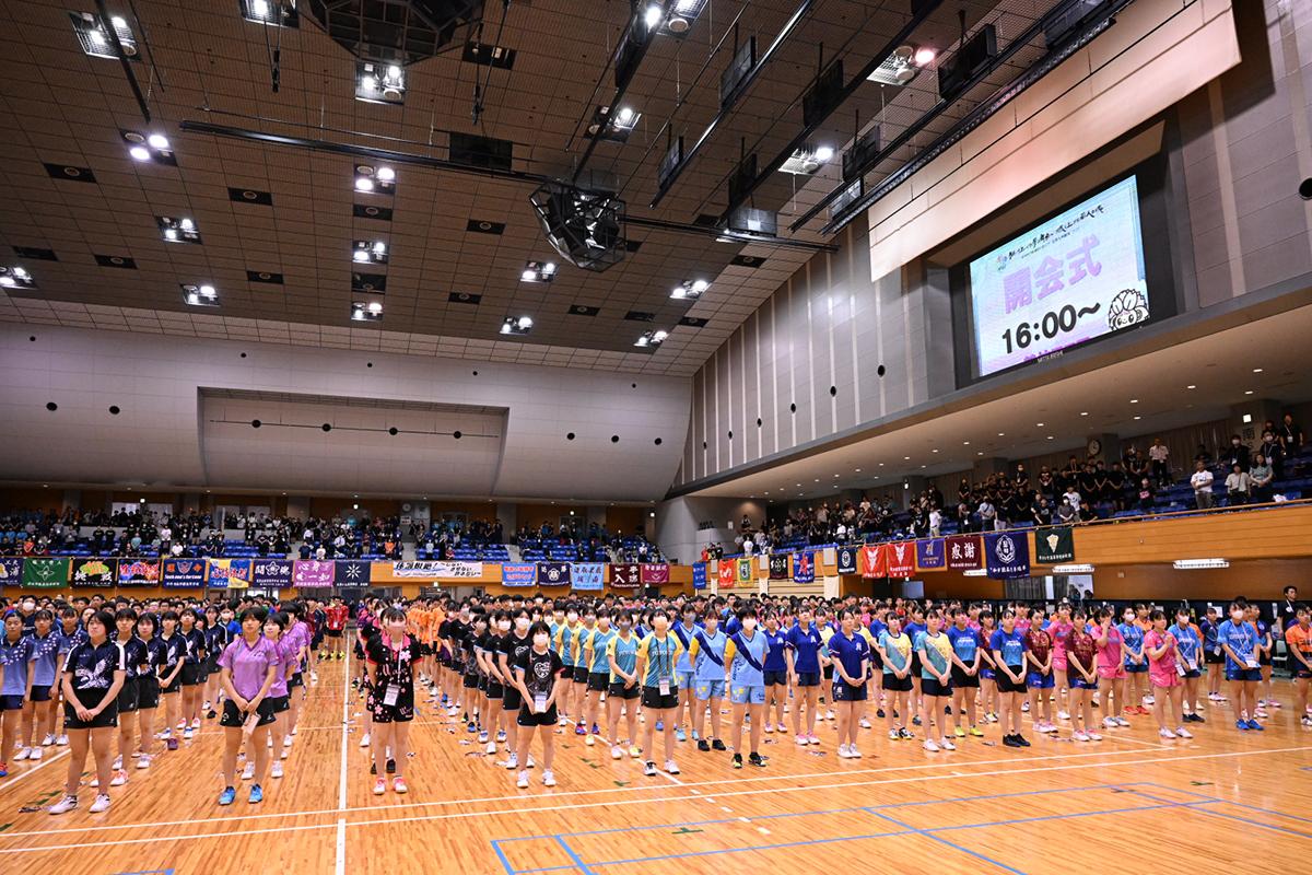 インターハイ卓球　競技初日（8月4日）のスケジュール　試合速報は卓レポXで！