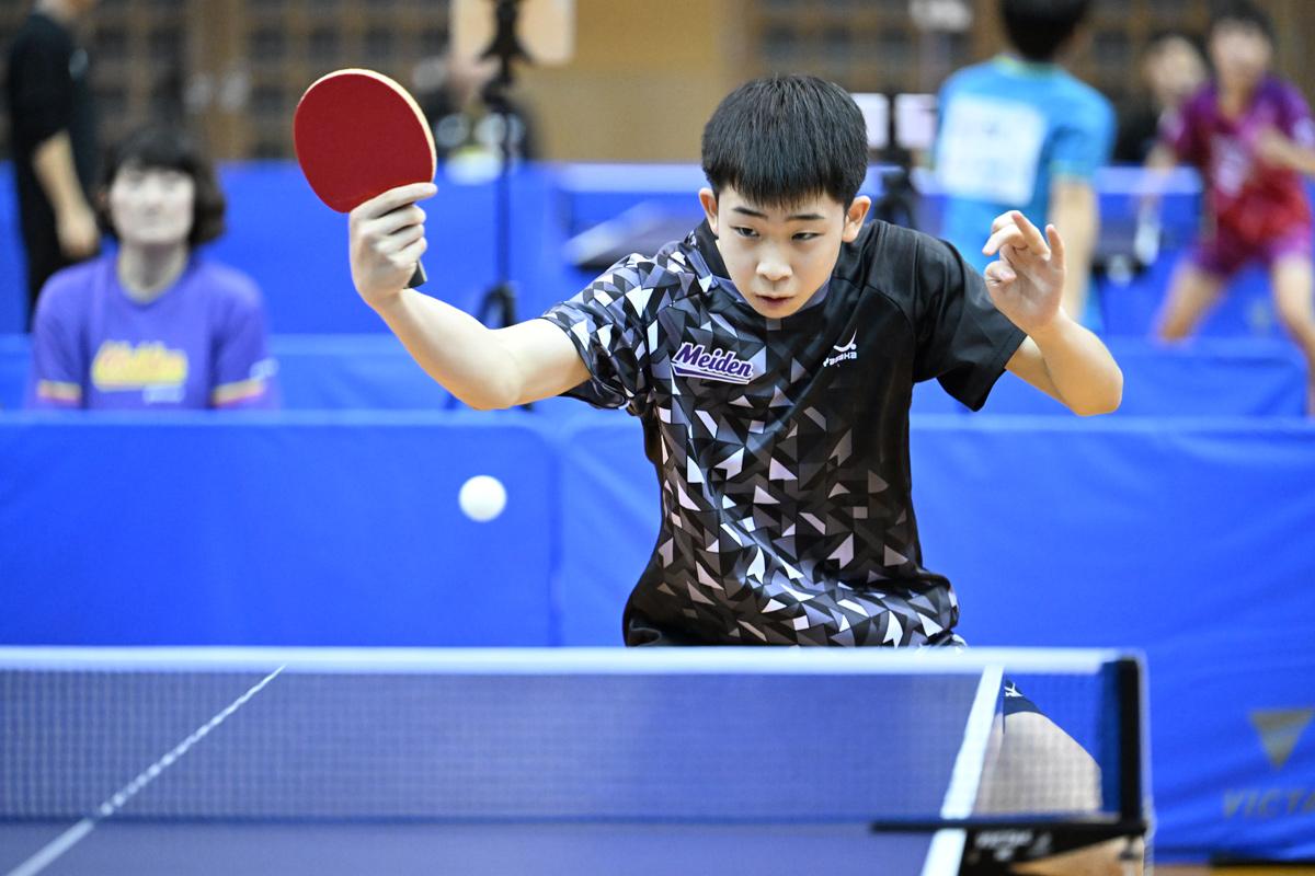 2024年全日本卓球選手権大会（カデットの部） 14歳以下男子シングルス4回戦結果