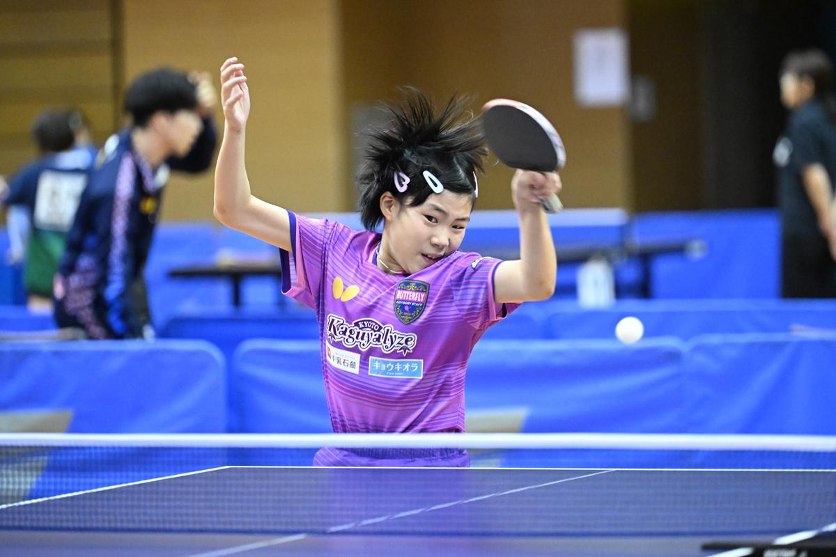 2024年全日本卓球選手権大会（カデットの部） 13歳以下女子シングルス4回戦結果