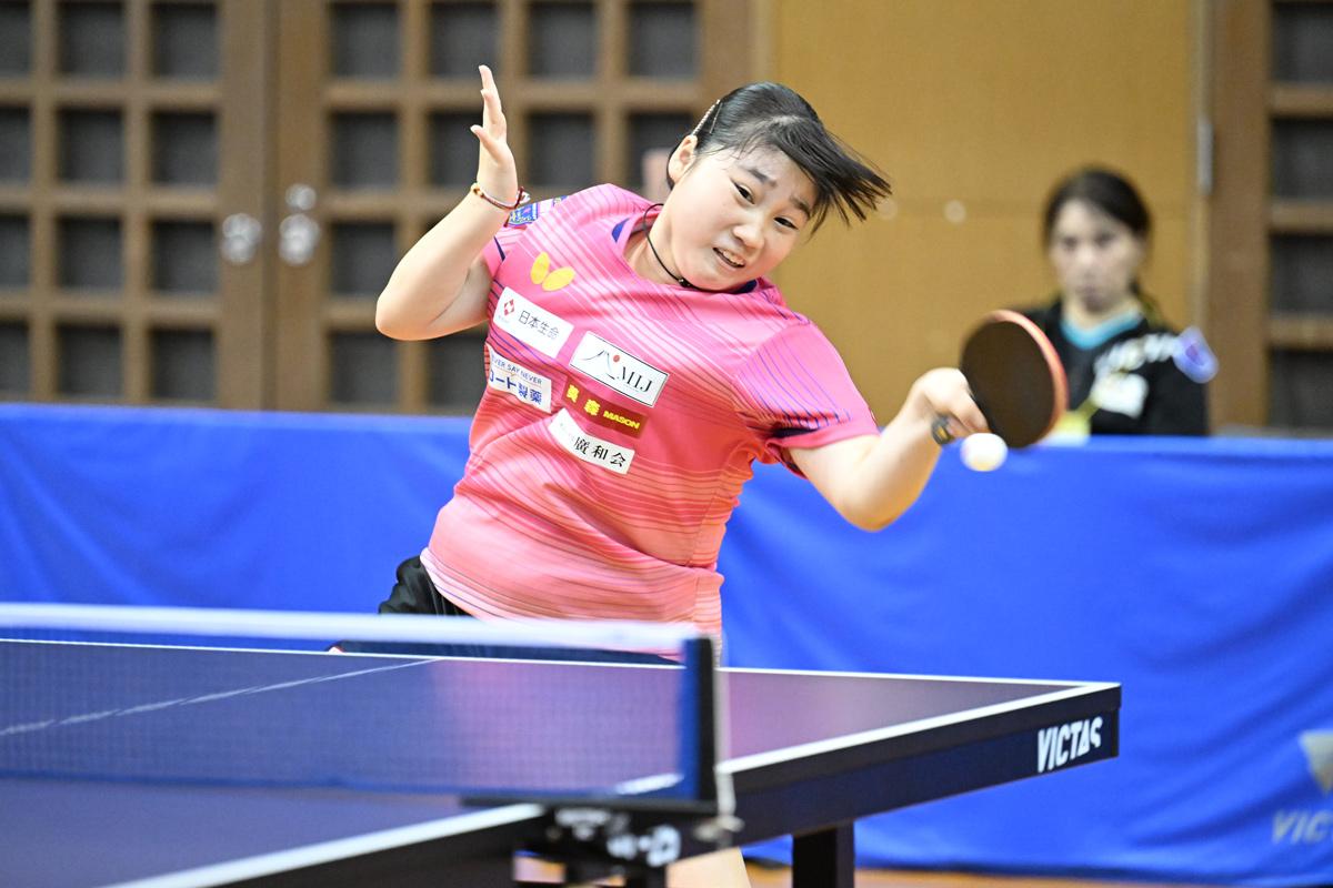 2024年全日本卓球選手権大会（カデットの部） 14歳以下女子シングルス4回戦結果