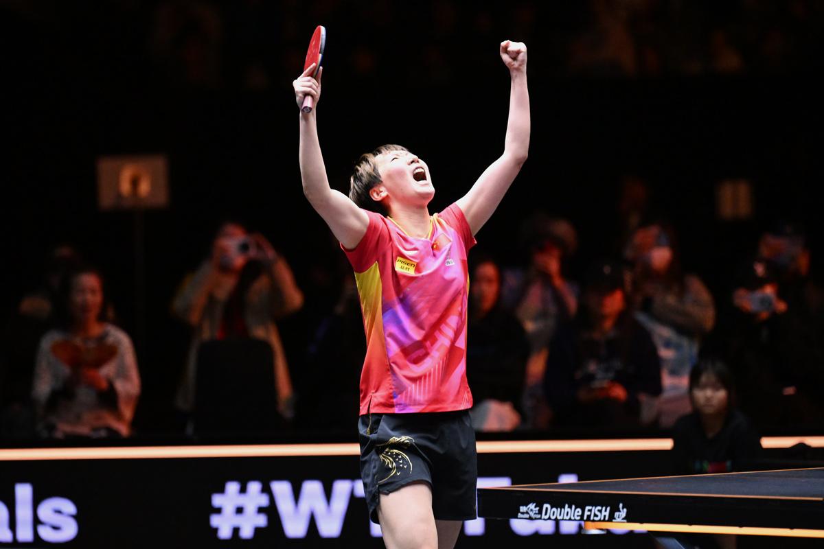 WTTファイナルズ福岡　女子シングルス決勝は王曼昱が初優勝