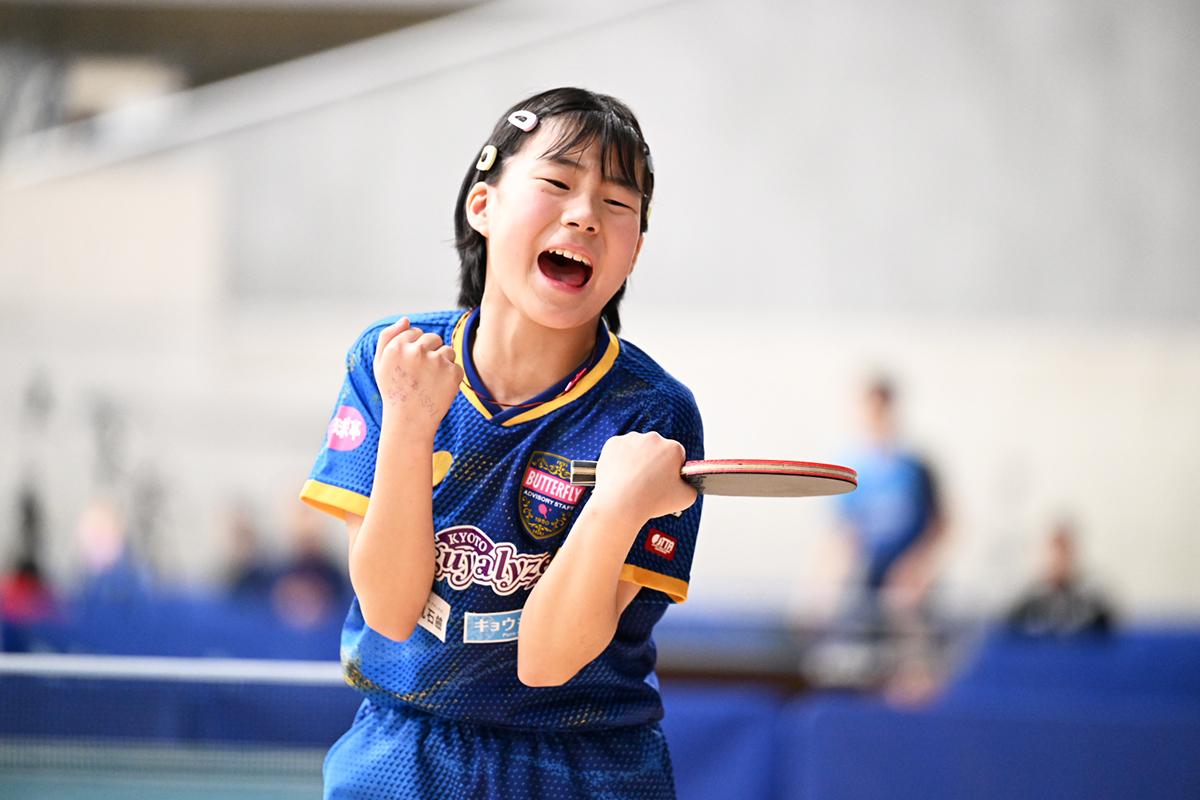 2025年全日本卓球　ジュニア女子はベスト8が出そろう