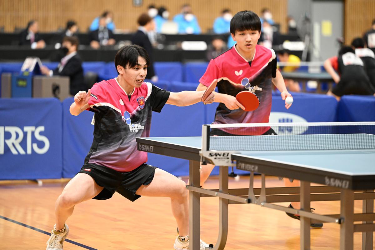 2025年全日本卓球　男子ダブルス1〜2回戦の結果と3回戦の組み合わせ