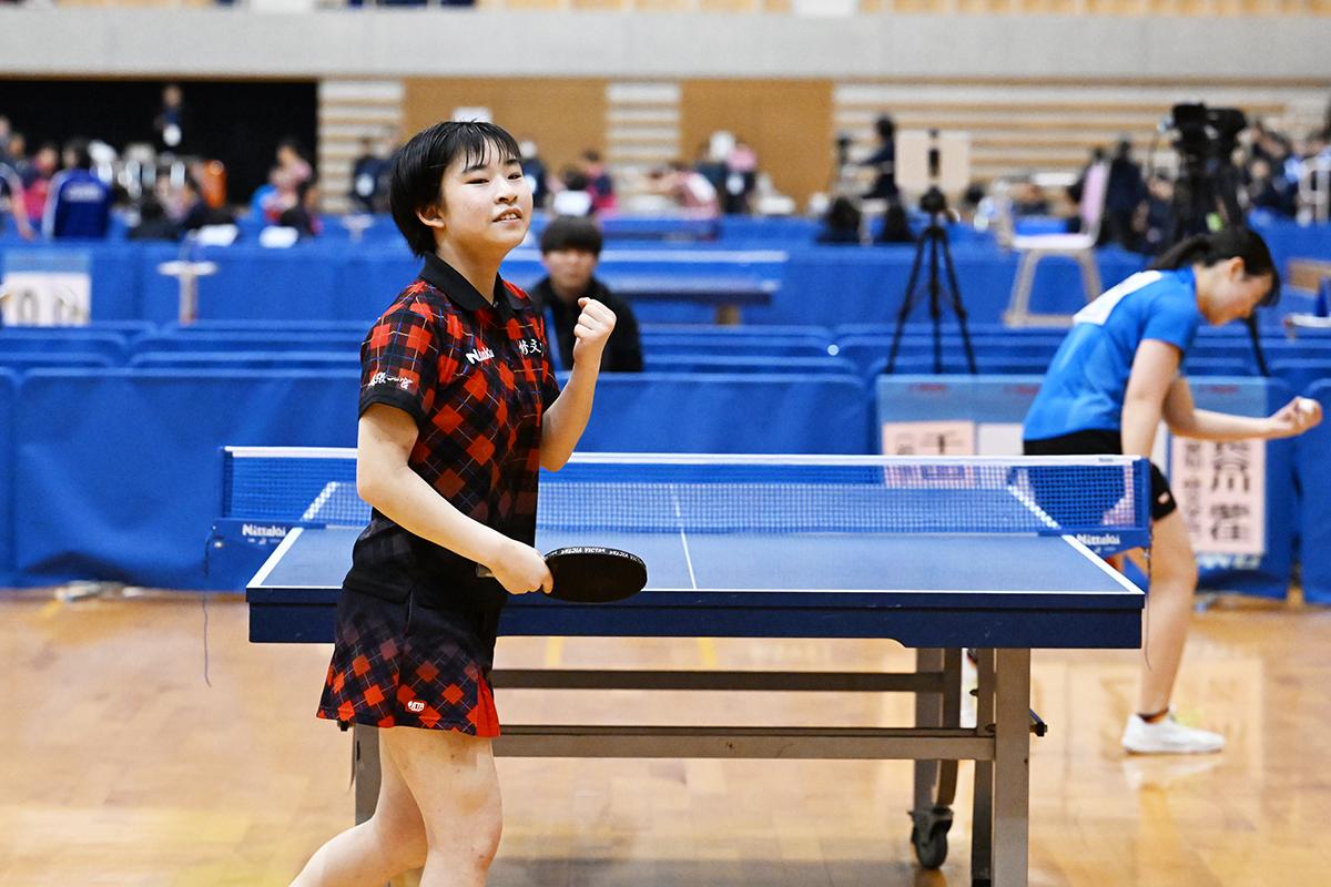 第52回全国高校選抜卓球大会　〜女子シングルスは長谷川夢佳（修文学院）が優勝〜