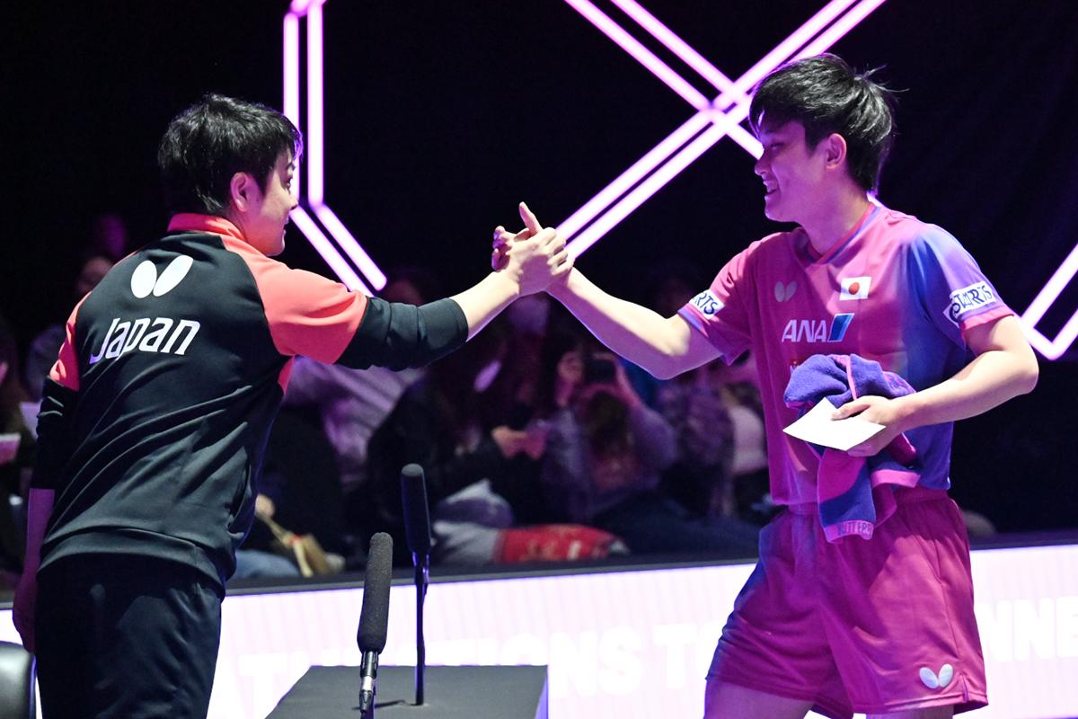 WTTチャンピオンズ仁川　男子シングルス1回戦　張本智和が2回戦進出