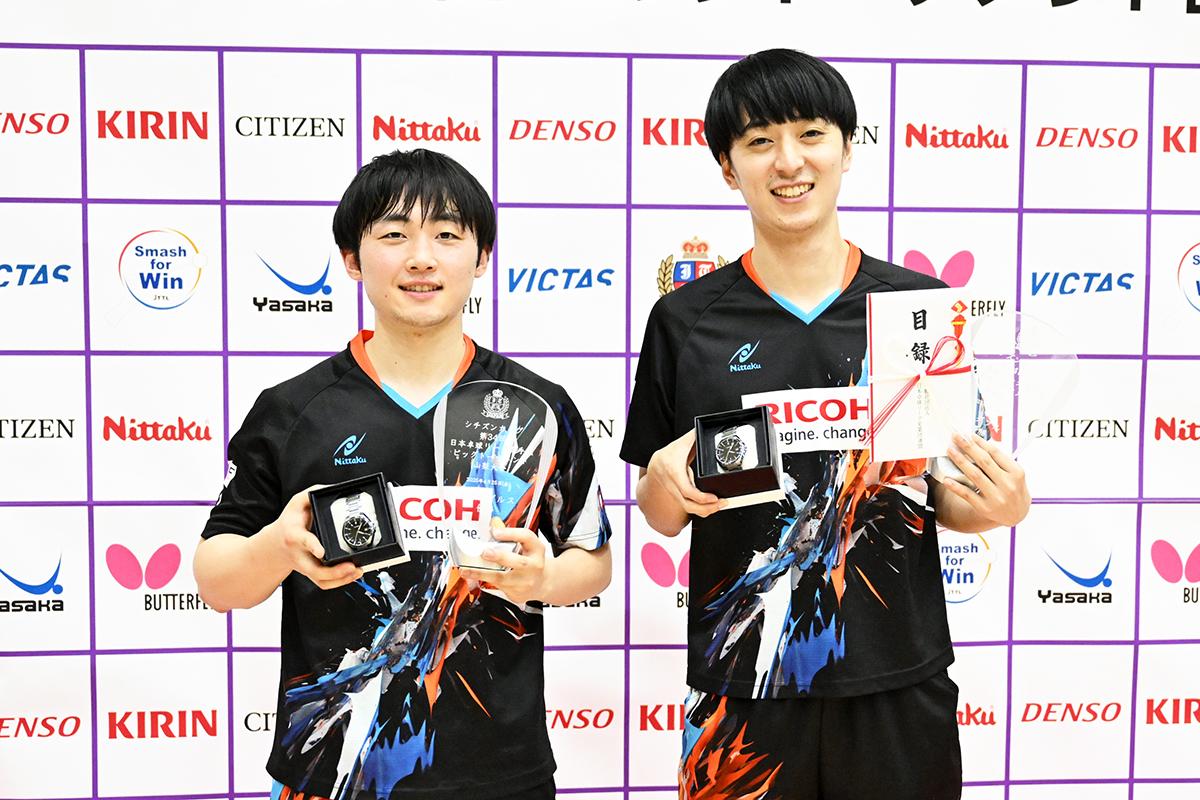 ビッグトーナメント山梨大会　〜男子ダブルスは郡山北斗／小野寺翔平（リコー）が優勝〜