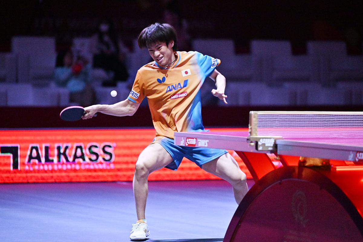 世界卓球2025ドーハ　男子シングルス2〜3回戦　戸上、張本、吉村が3回戦進出。篠塚は敗れる
