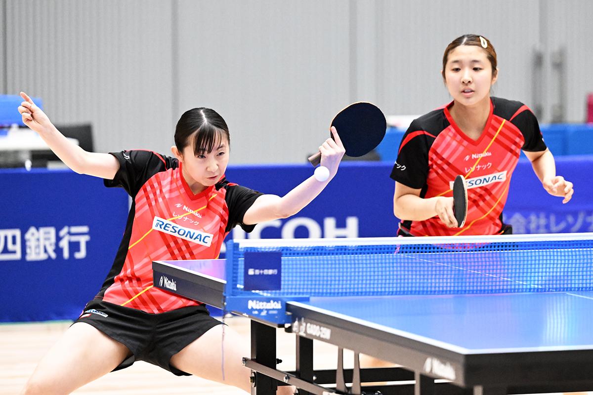 2025年度前期日本卓球リーグ香川大会 ～女子1部はレゾナックが5戦全勝で首位～