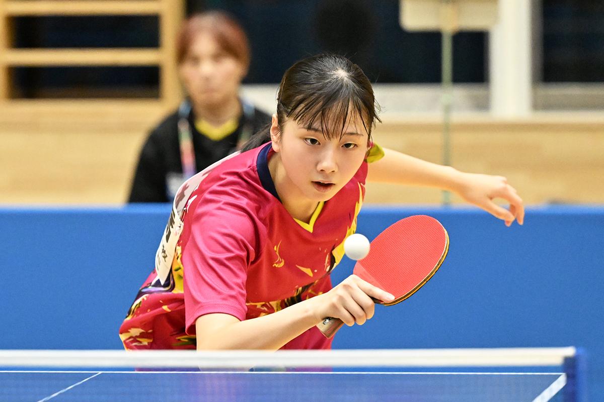 下関インターハイ　女子シングルスはベスト8が出そろう