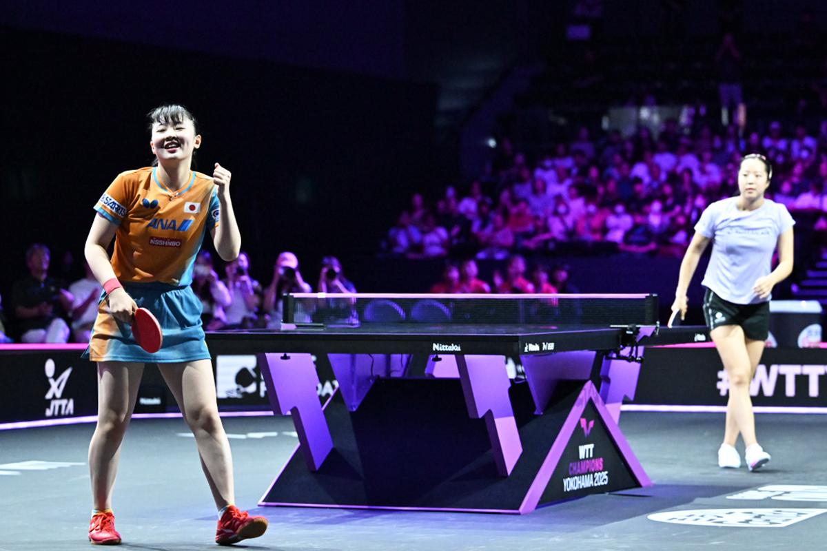 WTTチャンピオンズ横浜　女子シングルス1回戦　橋本、張本、大藤が2回戦へ