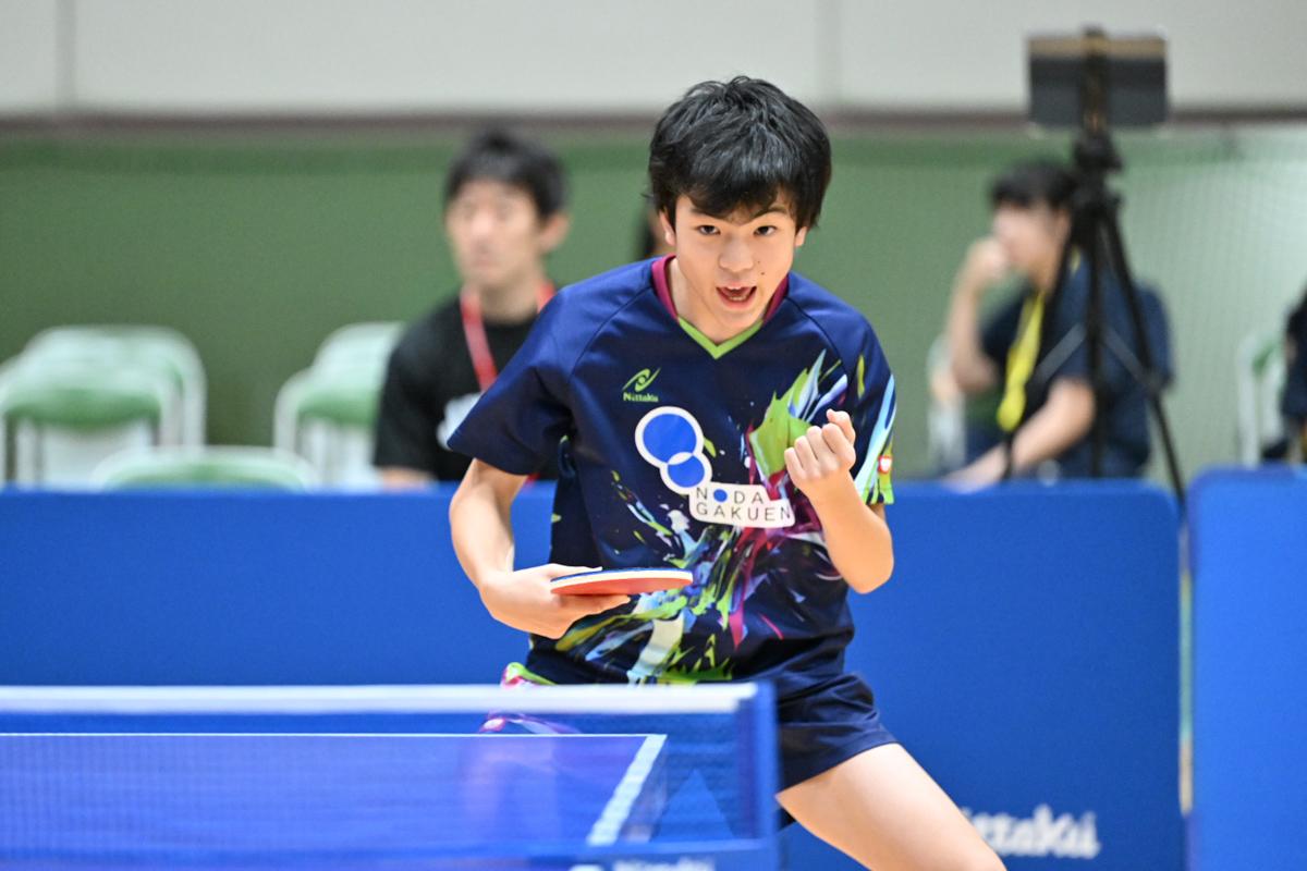 北九州全中【卓球競技】 男子シングルスはベスト8が決定！