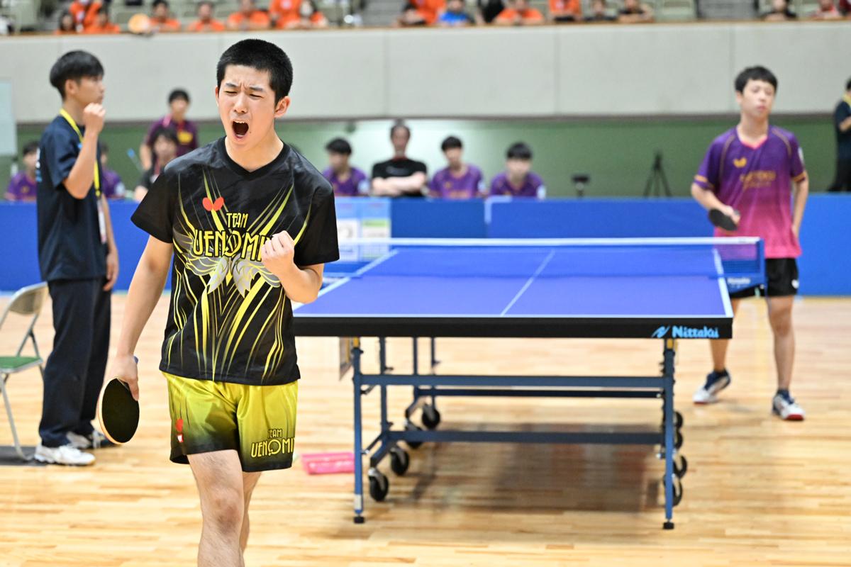 北九州全中【卓球競技】 男子団体はベスト4が決定！