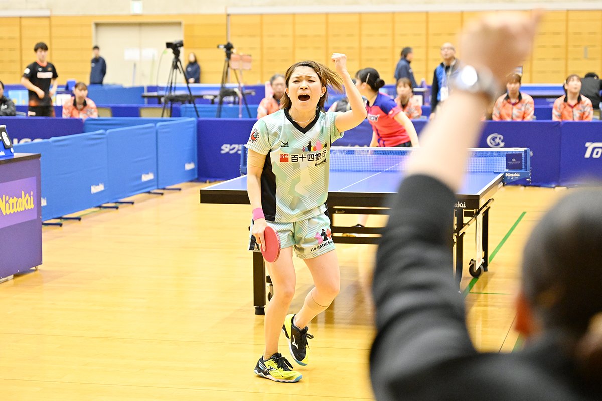 2025年度後期日本卓球リーグ埼玉大会 ～女子2部は、百十四銀行が優勝～