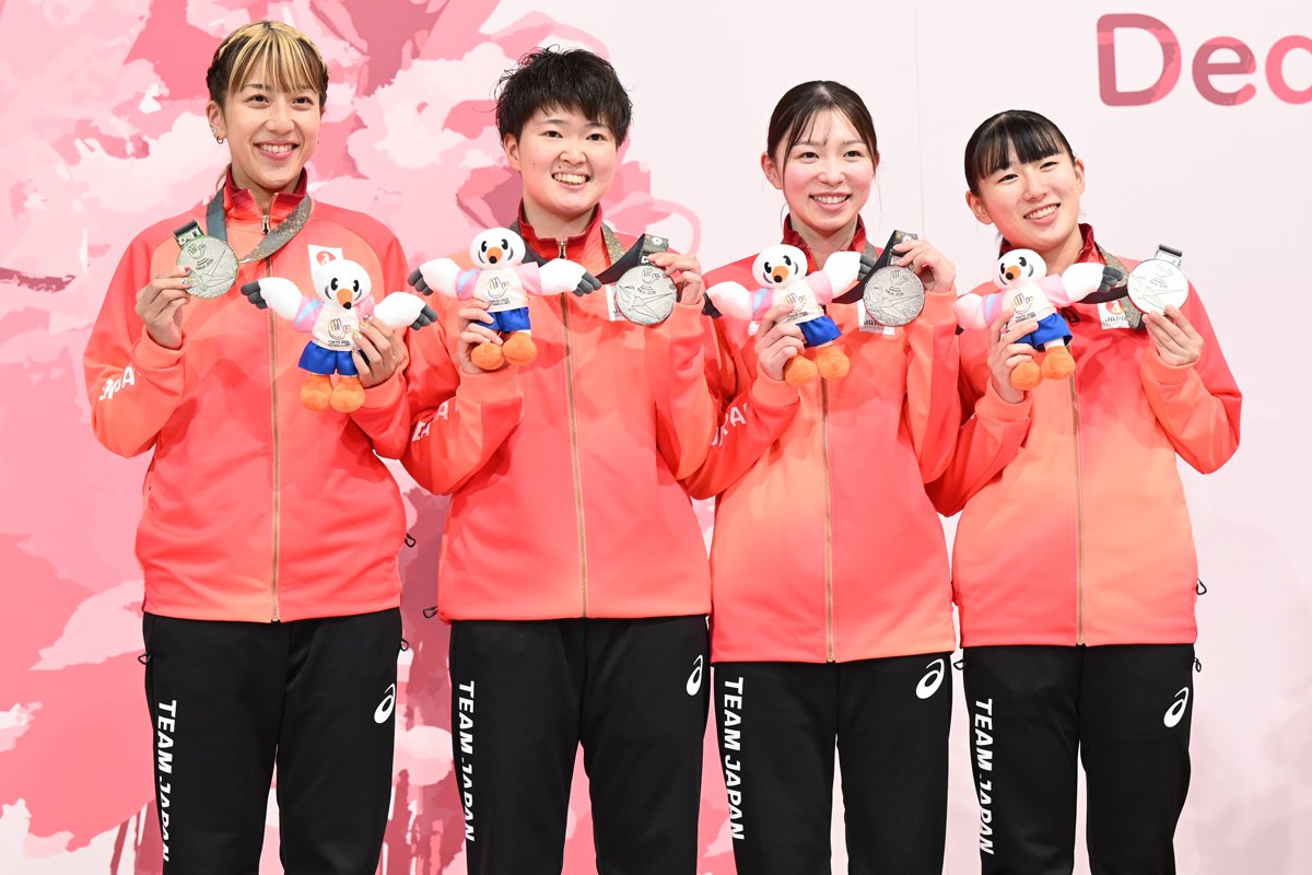 第25回夏季デフリンピック競技大会　卓球競技（女子団体）の結果　日本は銀メダル