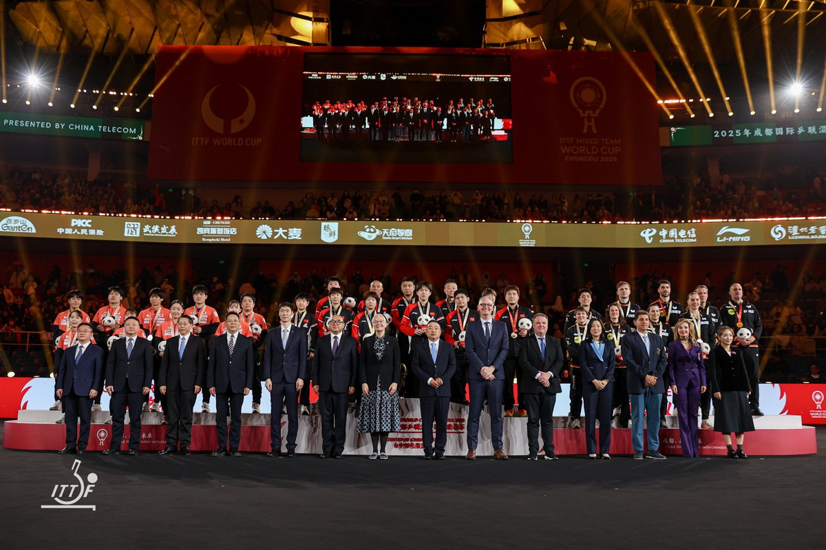 卓球 混合団体ワールドカップ2025　第3ステージの結果