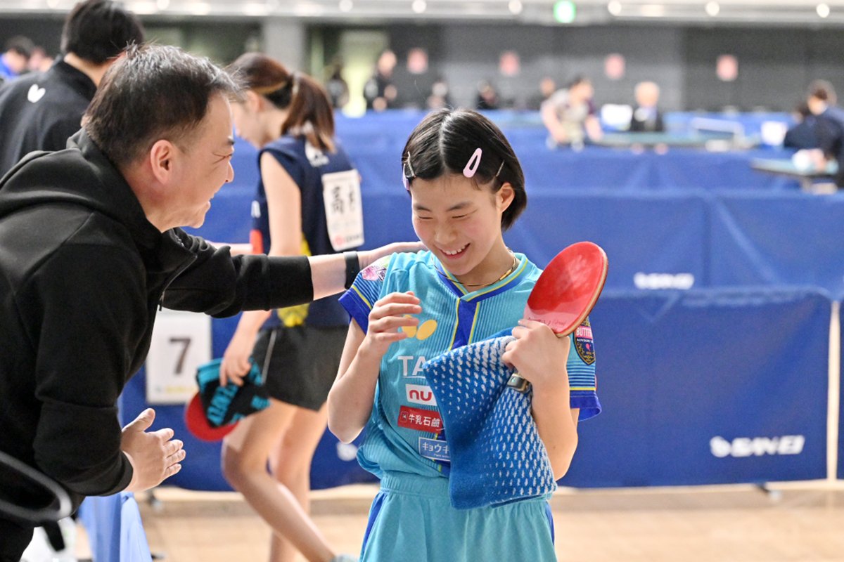 2026年全日本卓球　女子シングルス1〜2回戦の結果と3回戦の組み合わせ