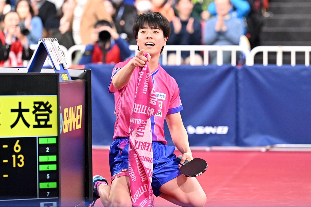 2026年全日本卓球　男子シングルスはベスト4が決定