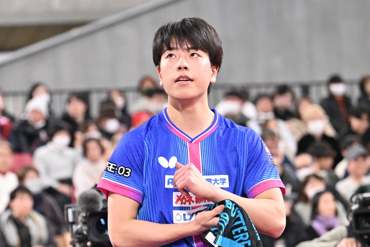 2026年全日本卓球　男子シングルス2位　篠塚大登「途中から何もすることがなかった」