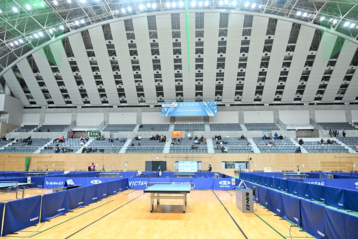 2026年全日本卓球 ダブルスの部が開幕！