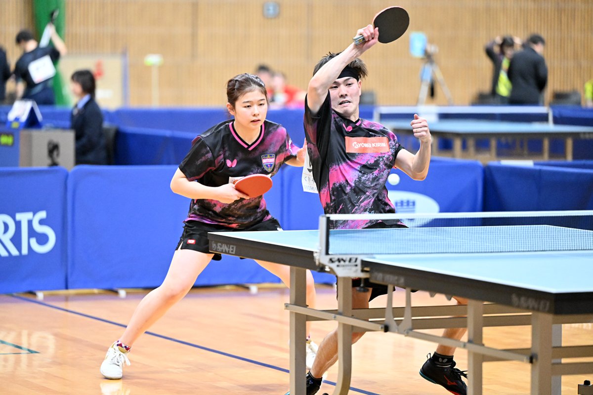 2026年全日本卓球　混合ダブルス1〜2回戦の結果と3回戦の組み合わせ