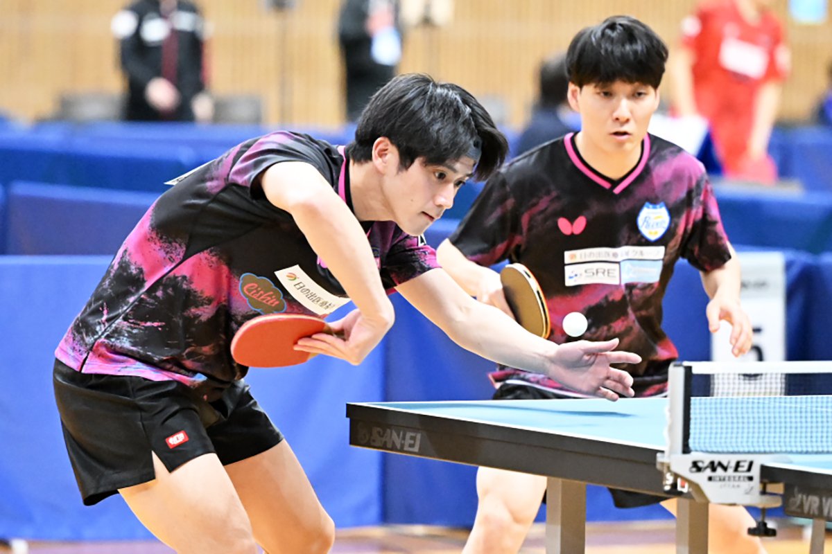 2026年全日本卓球　男子ダブルスはベスト8が出そろう