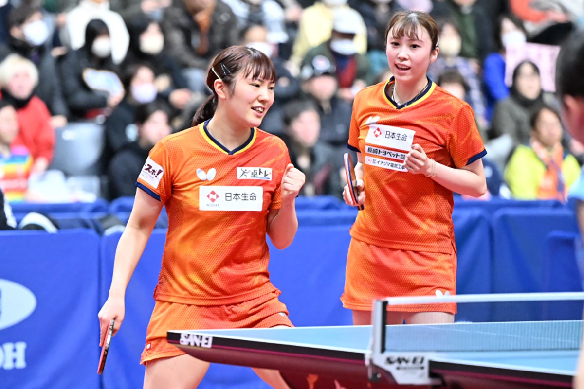 2026年全日本卓球　女子ダブルスはベスト4が決定