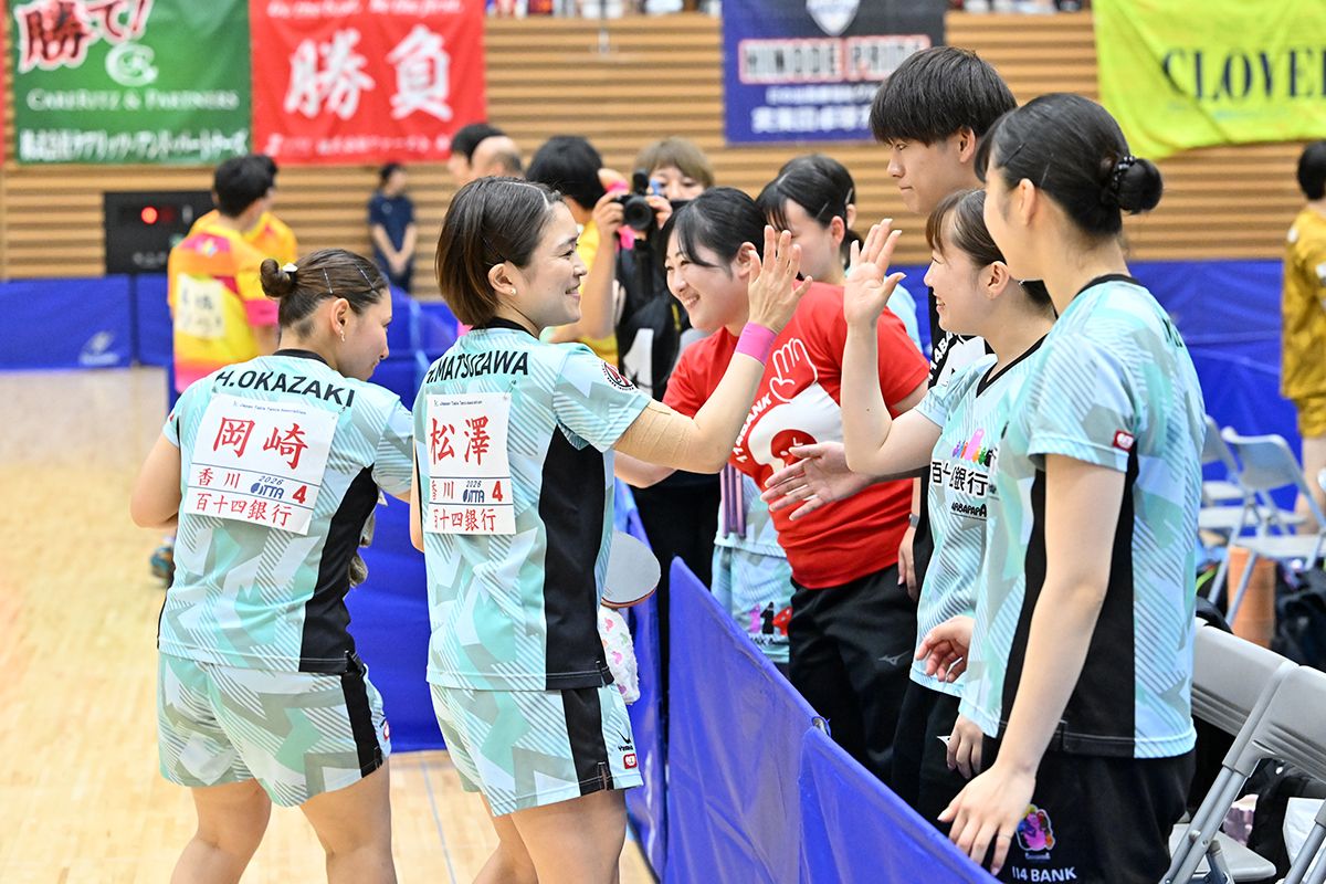 全日本実業団卓球選手権大会 ～女子団体でベスト4が出そろう～